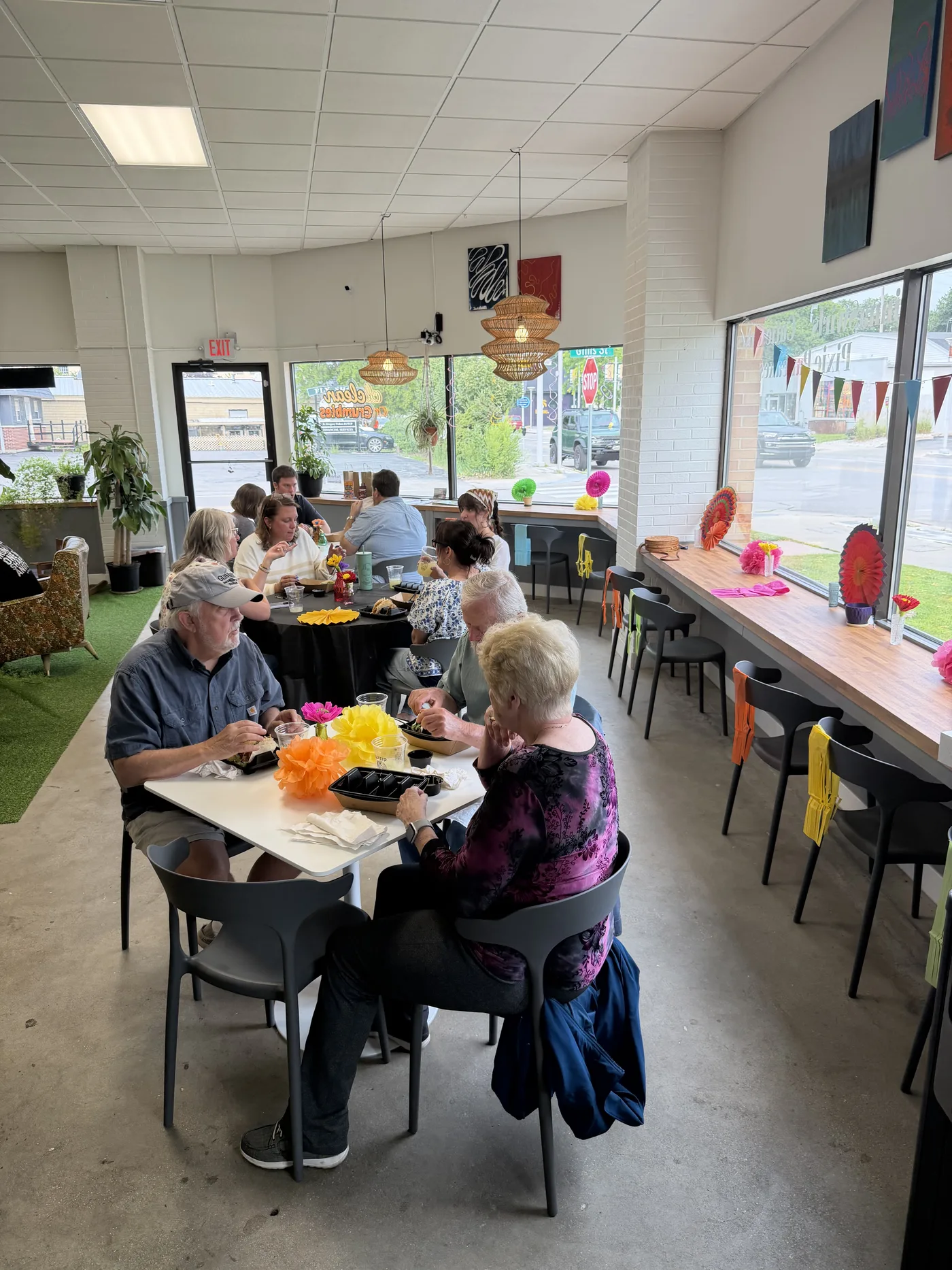 Guests gathered for a private event